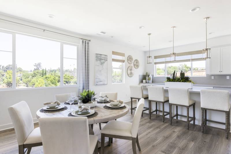 Plan 6 Model Home Dining Nook